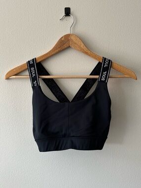 Black Sports Bra - Soulcycle Size S